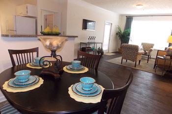 Plank flooring in select homes 